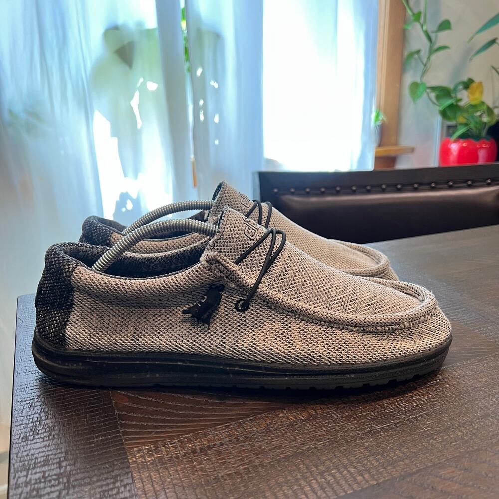 Hey dude Wally stretch dark web shoes 11 men